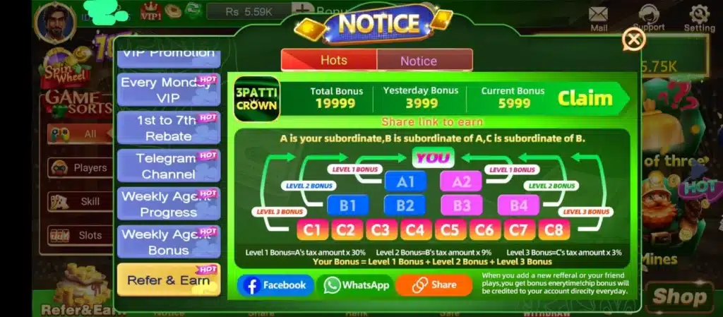 Refer and Earn Bonus